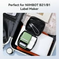 thumbnail image 7 of NIIMBOT Case Compatible with B1/B21/B3S Label Maker, Portable Carrying Bag Holder for Printer, Refill Labels, USB Cables (Case Only-Black), 7 of 7