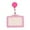 pink, variant on 1 Set Retractable Badge Reels Multicolor Name ID Card Holder PU Leather Business Badge Holder Decorative with Clip for Nurses, Doctors, Driver Licence,7 Colors（horizontal version）(Rose Red)