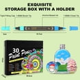 thumbnail image 6 of Acrylic Paint Marker Pens, Long Lasting Colors Paint Pens with Fine and Brush Tip, Paint Art Markers Set for Rock Wood, Metal, Plastic, Glass, Canvas, Ceramic, Easter Egg and DIY, 6 of 10
