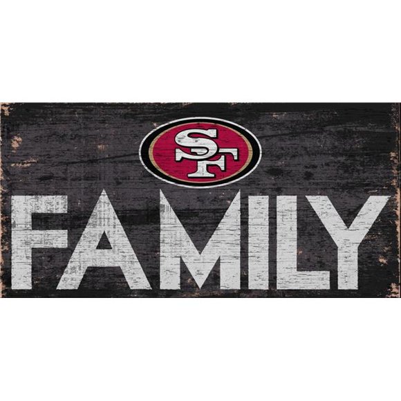 Adventure Furniture N0731-SFF San Francisco 49ers Family Sign