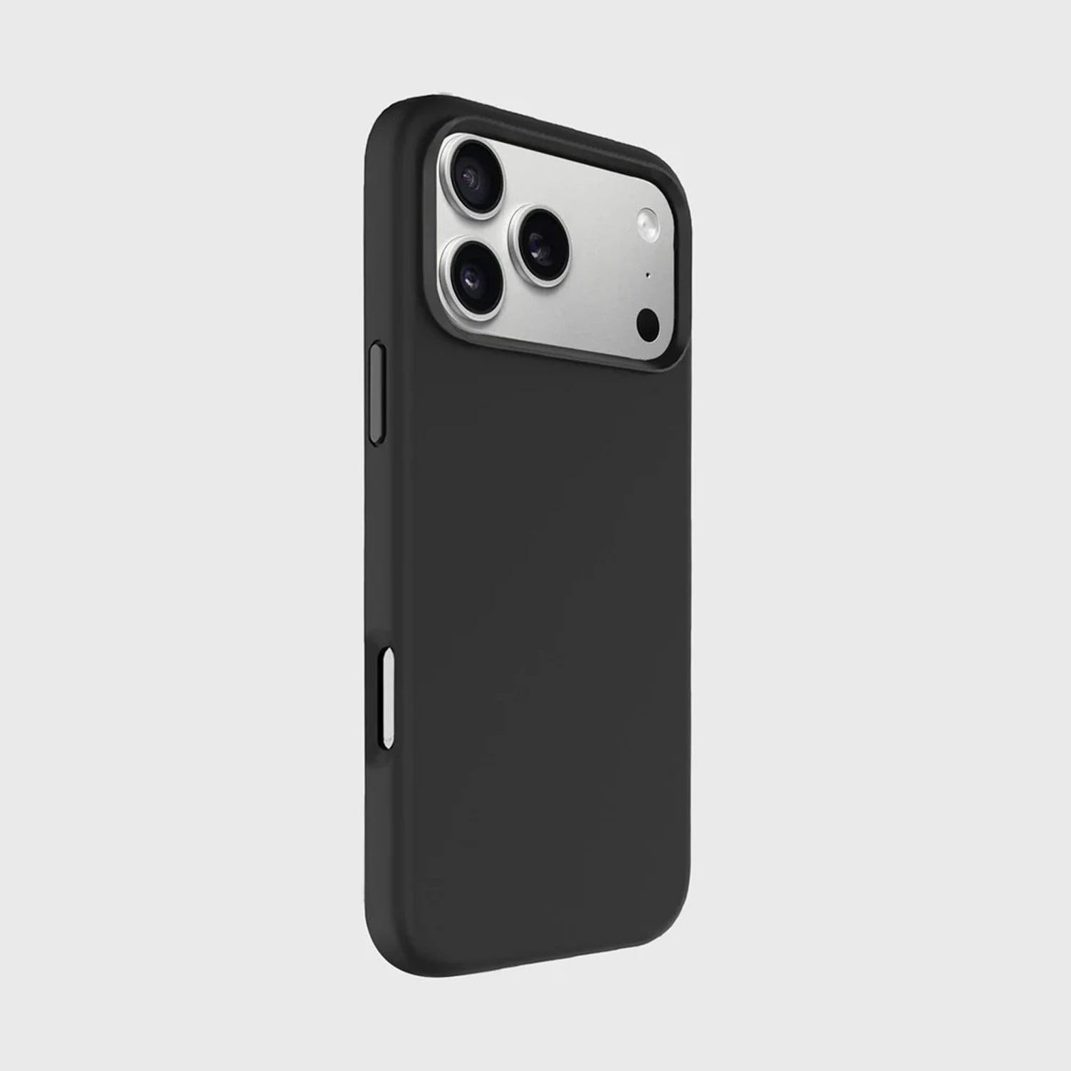 Soft Silicone Case for iPhone 17 Pro - Black