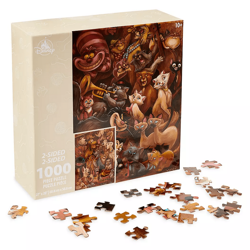 Disney Cats and Dogs TwoSided 1000Piece Jigsaw Puzzle