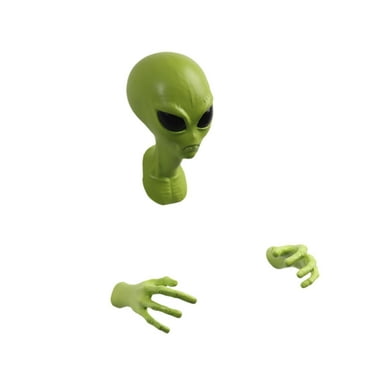 Esquirla Alien Wall Sculpture, Alien Figurine, Art Crafts Collection, Creative Statue, Halloween Decor for Bedroom, Living Room, Office