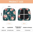 thumbnail image 3 of Pioneer Flower Floral Print Pattern Seat Covers for Dining Room Chairs Set Of 4,Stretch Printed Washable Chair Seat Cover with Elastic Ties and Button,Removable Waterproof Couch Cushion Covers, 3 of 6
