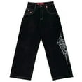 thumbnail image 1 of JNCO Jeans Rétro à Rayures Vertes, Grande Poche, Jambes Larges, Style Gothique, Skateboard, Mode Rue Y2K, 1 of 6