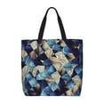 thumbnail image 1 of Easygdp Abstract Blue Squares Bolsa Tote para Mujer, Bolso de Hombro para Trabajo, Playa, Viajes, Compras y Supermercado, 1 of 7