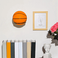 thumbnail image 5 of 12 Pack Wall Mount Ball Display Ball Storage Ball Rack Ball Holder for Basketball Football Volleyball Soccer,12 x Ball holder,Black, 5 of 7