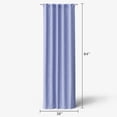 thumbnail image 5 of Mainstays Kids Spring Periwinkle Light Purple Solid Ribbed Corduroy Blackout Rod Pocket with Back Tabs Single Curtain Panel, Set of 1, 38" W x 84" L, 5 of 6