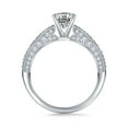 thumbnail image 3 of Moissanite Engagement Ring For Women, 2.50 cts Round Cut VVS1 Moissanite Ring, Solitaire Engagement Ring, Proposal Ring , Solid Gold Ring, 3 of 5