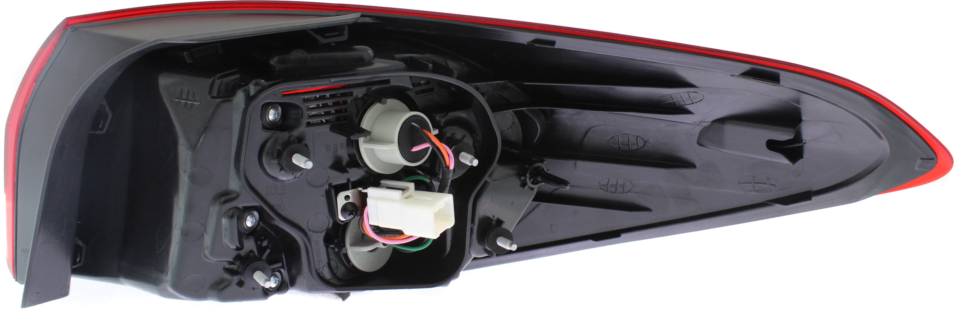 Tail Light Compatible With 2017-2018 Kia Forte Left Driver Side, Outer With bulb(s)