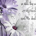 thumbnail image 4 of Rustic Farmhouse Purple Shower Curtain Bible Verse Inspirational Shower Curtain Country Farm Bright Violet Daisy Flowers Butterfly Abstract Shower Curtain Set for Bathroom, 69X70IN, 4 of 5