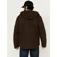 thumbnail image 4 of Hawx Work Gear Men's Castile Weather Duck Hooded Work Jacket - HXSP24O86-BR   US, 4 of 4