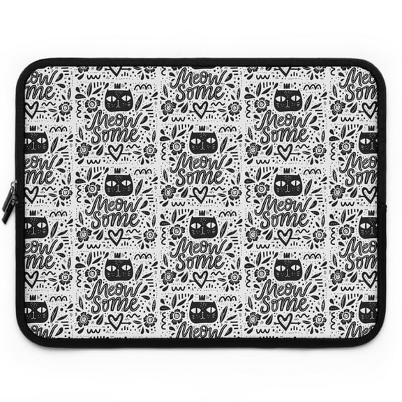 7”-17'' Cat Face Tablet Laptop Sleeve Case-MacBook-Chromebook-iPad Pro-Dell