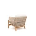 thumbnail image 2 of New Classic Furniture Solstice Wood Patio Club Chair in Linen Beige, 2 of 6