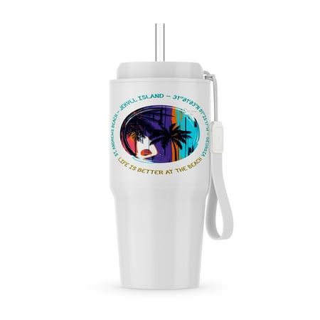 American Beaches - St. Andrews Beach, Jekyll Island, Georgia Gift, 20oz Tumbler