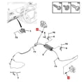 thumbnail image 1 of Drum Brake Adjuster Cable Guide 471911 for 508 C5, 1 of 5