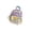 #A02-B, variant on Kids Backpack for Toddler Girls Boys, Cute Yellow Mini School Bag with Beaded Zipper, Lightweight Oxford Cloth Daycare Travel Rucksack for Kindergarten Preschool Outdoor