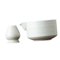 thumbnail image 3 of Juego de batidor de matcha, accesorios para la ceremonia del té, manualidades, cocina, mesa, gran regalo Blanco mate, 3 of 9