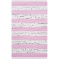 thumbnail image 6 of SAFAVIEH Montauk Cainneach Striped Cotton Area Rug, Ivory/Light Pink, 8' x 10', 6 of 6