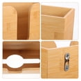 thumbnail image 3 of Dispensador de toallas de papel montado en la pared, baño, cocina, madera, 3 of 5