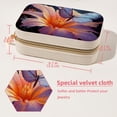 thumbnail image 5 of Butterfly Velvet Portable Jewelry Box with Removable Compartment - Ideal Bracelet Holder and Necklace Organizer - Gift, 5 of 7