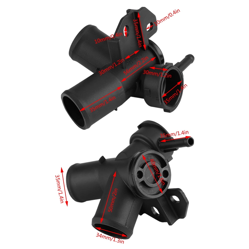 Qiilu 21501-9HA0A Engine Coolant Filler Neck for Nissan Altima 2.5L L4 2007-2012