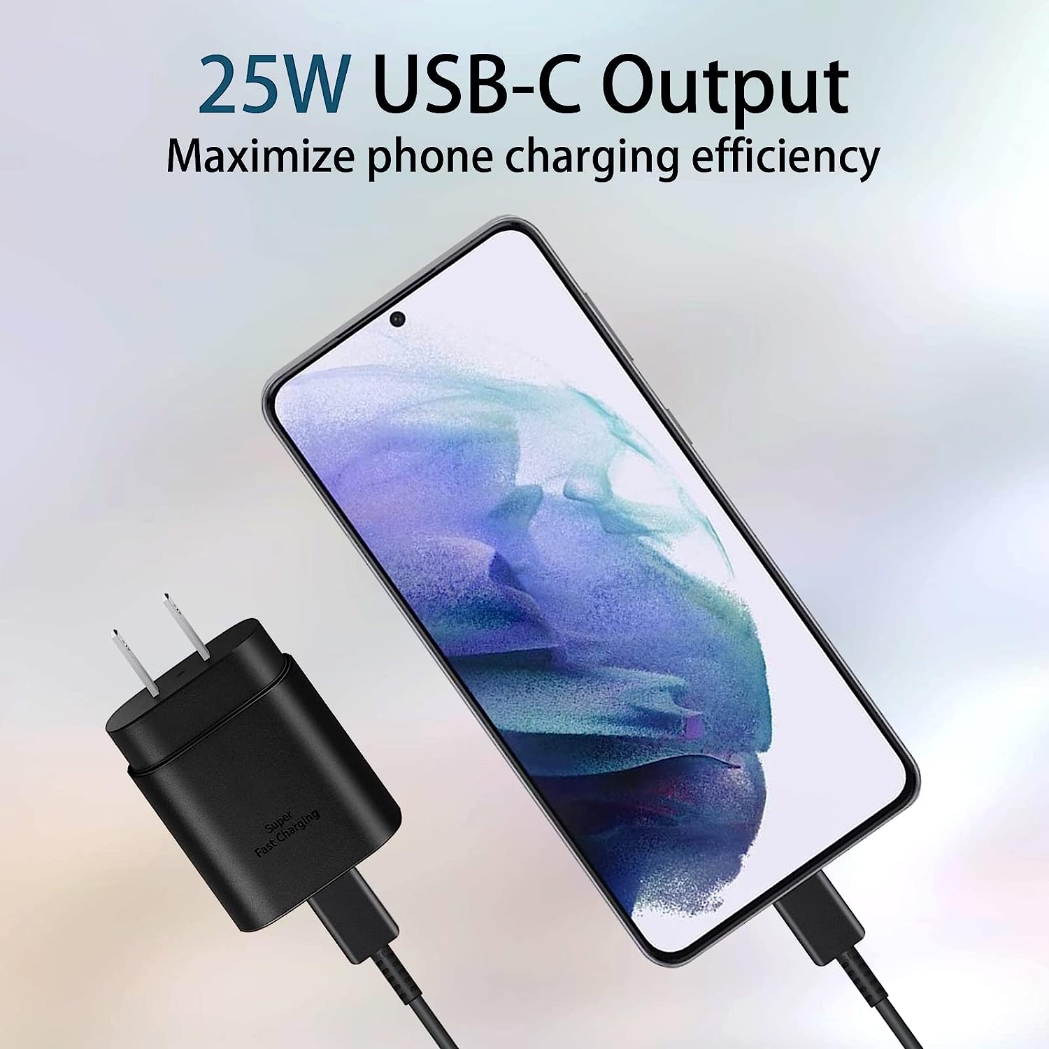 Supboyi 25W Super Fast USB-C Charger with 10ft Cable, 2-Pack photo 5