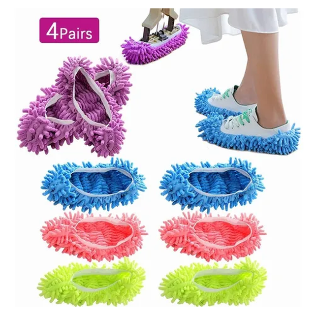 Pantuflas de Microfibra Malubero 4 pares 4 colores diferentes