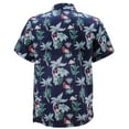 thumbnail image 2 of Men's Hawaiian Tropical Luau Aloha Beach Party Button Up Casual Dress Shirt (Flamingo, XL), 2 of 3
