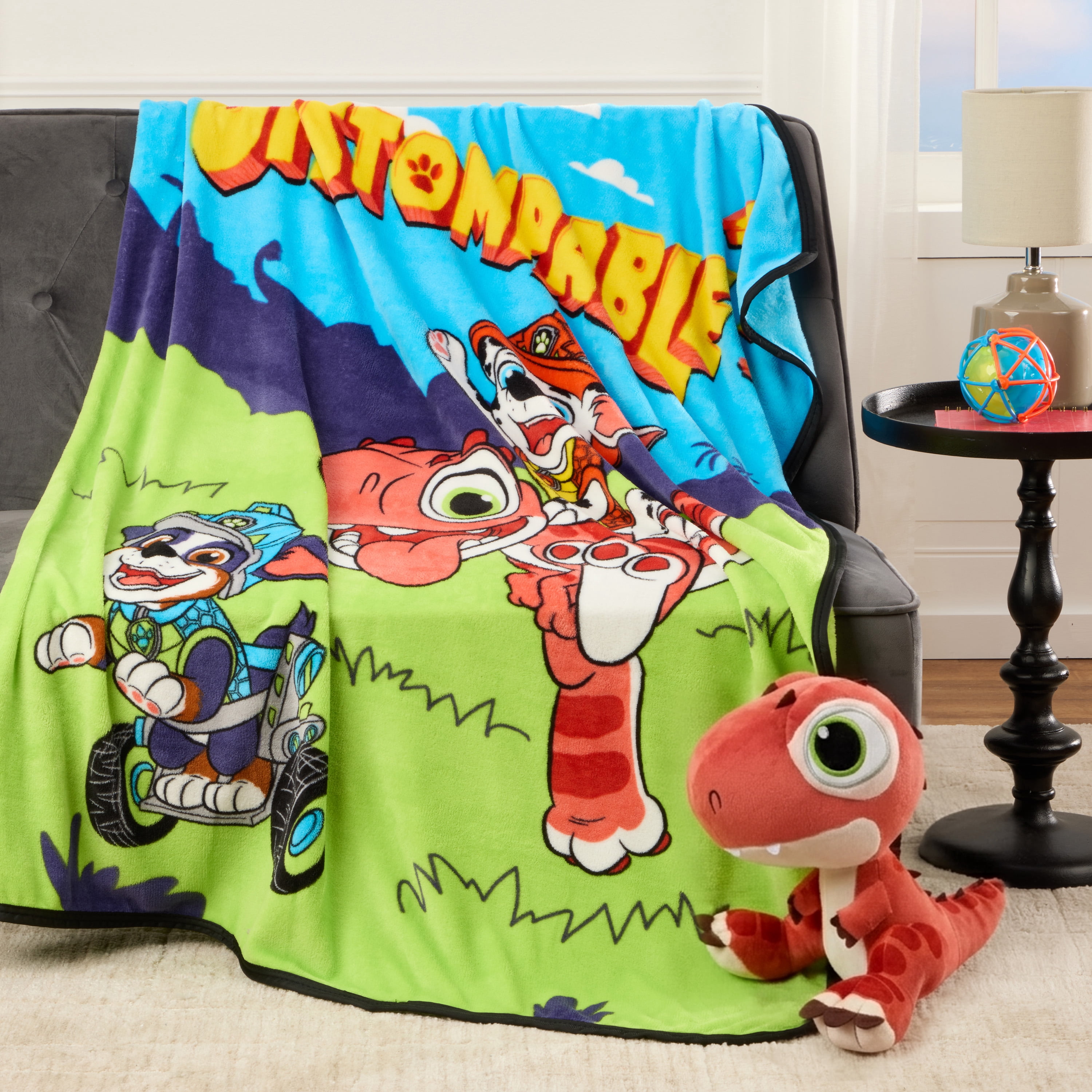 PAW Patrol Rhubarb Kids Weighted Plush Bedding Pillow Buddy