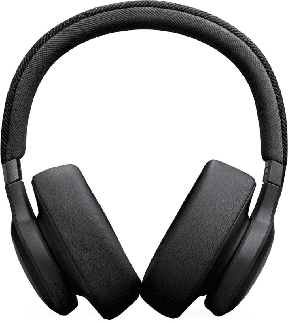 Refurbished JBL JBLLIVE770NCBLKAM Wireless Over-Ear Headphones with True Adaptive Noise Cancelling - Black