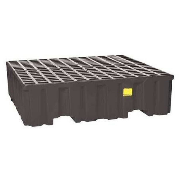 EAGLE 1640B Drum Spill Containment Pallet, 132 gal Spill Capacity, 4