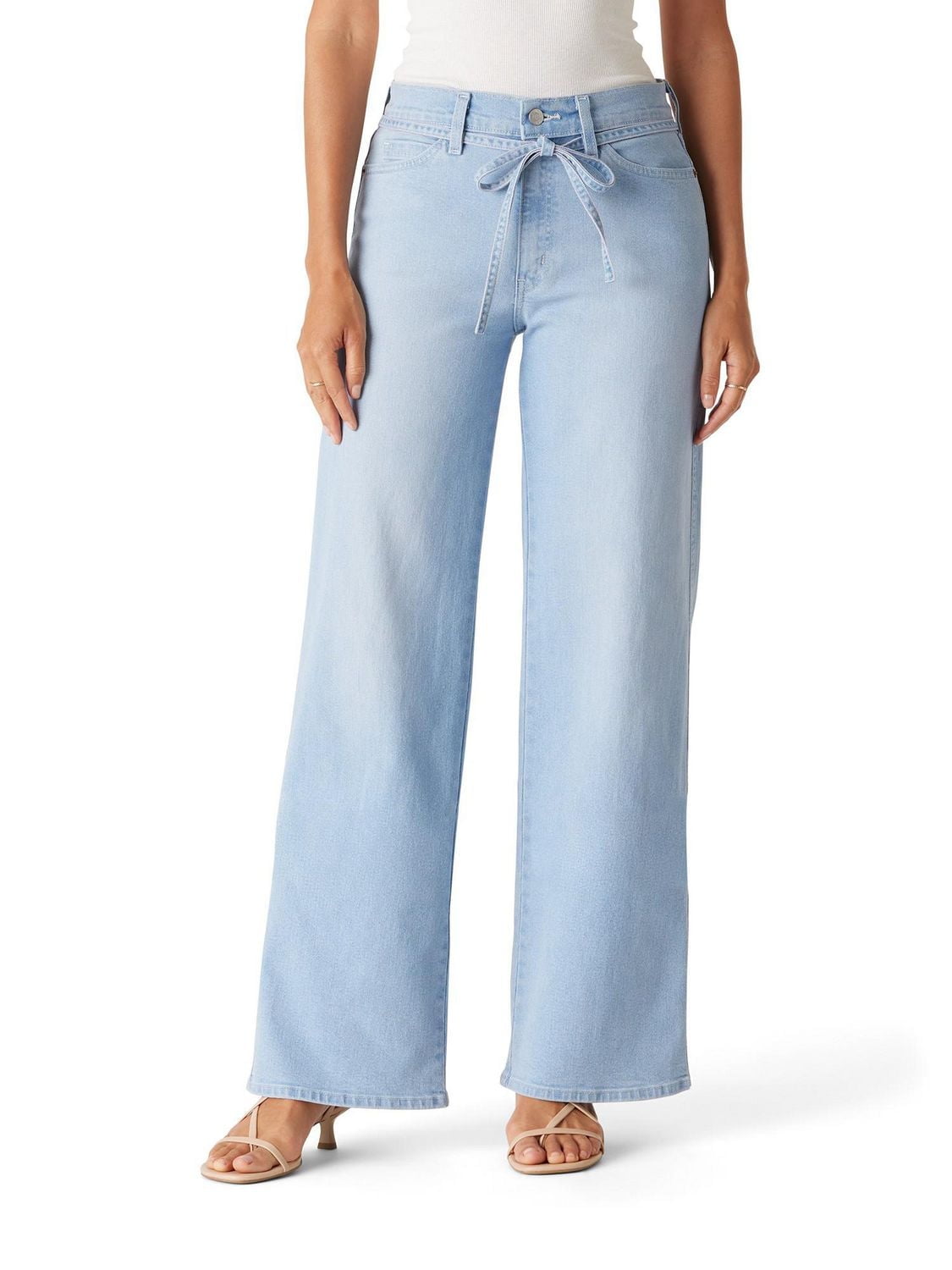 Levi Strauss Signature™ Women's Vintage Belted Wide-Leg Jeans, Available sizes: 2 – 18