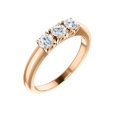 thumbnail image 3 of 3/4ct 3-Stone Diamond Engagement Ring 14k White, Yellow, or Rose Gold, 3 of 4