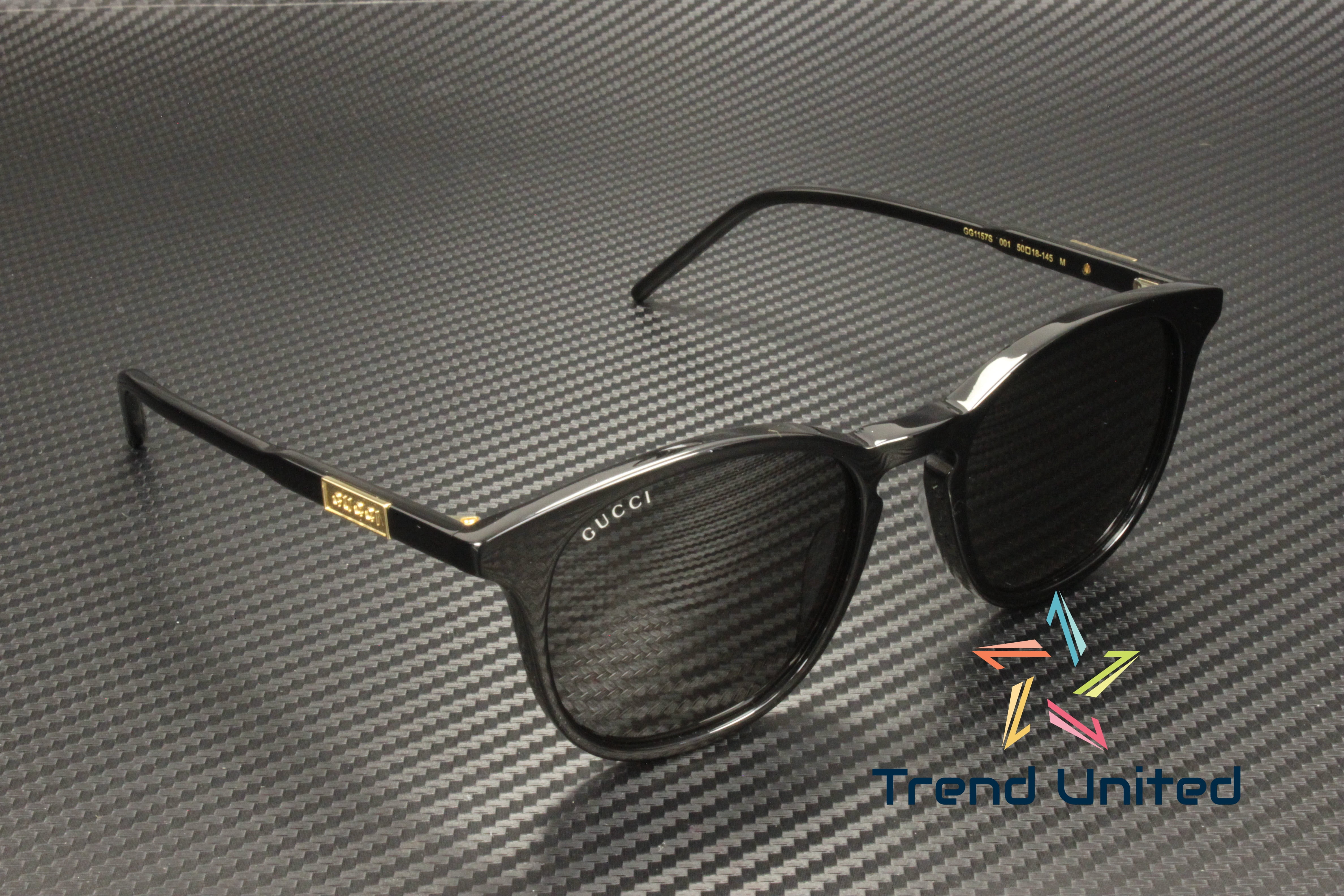 SALE! NEW Gucci GG1157S 001 Black Grey Round Unisex Sunglasses Amazon.com: Gucci Round-Frame Acetate Sunglasses : Clothing  main image 2