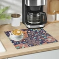 thumbnail image 2 of Coffee Mat Coffee Bar Maker Mat Backed Absorbent Nonslip Coffee Station Mat For Kitchen Countertop Fast Dry Washable Dish Drying Mat 18x12Inch, 2 of 6