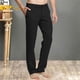 thumbnail image 1 of Pantalones largos para hombre, casuales, de moda, para vacaciones, con bolsillo, cintura elástica lisa, pantalones cortos para hombre., 1 of 6