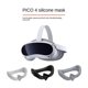 thumbnail image 5 of Almohadilla Ocular para Pico 4 Reemplazo de Silicona MáScara Facial Estuche Protector MáScara Antisudor Accesorios para Gafas VR (Negro), 5 of 6