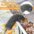 thumbnail image 4 of Telescopic Gutter Cleaning Brush Removing Leaves Debris Adjustable Angle for Hard-to-Reach Areas Gutter Guard Cleaner Tool, 4 of 10