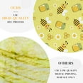 thumbnail image 4 of Kainsy Throw Blanket for Teens Boys Girls, All Season Throw Blanket for Couch/Sofa/Bed, Lightweight Soft Warm Flannel Kids Blankets for Camping/Picnic/Travel, Yellow Honeybee, ”(30"x40"), 4 of 7