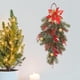 thumbnail image 3 of Swag Artificial De La Puerta De La Guirnalda De La Lágrima De La Navidad Del Invierno Para La Decoración Del Jardín, 3 of 9