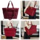 thumbnail image 5 of Bolso Superior Acolchado Casual Mujeres Color Sólido Machacado, 5 of 9