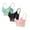 Black+Green+Pink, variant on Sports Yoga Bra,Lace Bra,Beauty Back Bra,Casual Bra,Wirefree Bralette,Female Bra Vest,Wild Daily Bra,Push Up Bra,3/4 Cup Bra,Women Bra,Thin Cup Bra,Breathable Underwear,3pcs