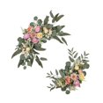 thumbnail image 4 of 2 guirnaldas de flores artificiales para boda, elegantes y realistas. Púrpura, 4 of 9