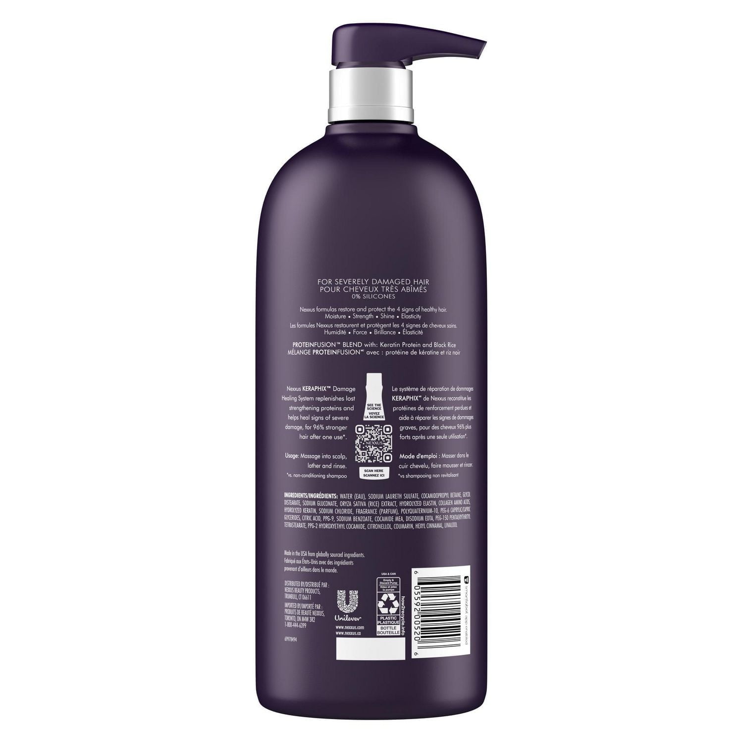 Shampooing Réparateur Nexxus Keraphix avec ProteinFusion