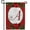 Letter A, variant on America Forever Red Poinsettia Monogram M Garden Flag, 12.5 x 18 inch Double Sided, Christmas Holiday Personalized Initial Letter Outdoor Decor