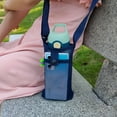 thumbnail image 3 of GASTROPOD Water Bottle Holder with Adjustable Shoulder Strap Portable Water Bottle Carrier Mesh Bag Outdoor Camping Cycling Crossbody Water Bottle Pouch, 3 of 7