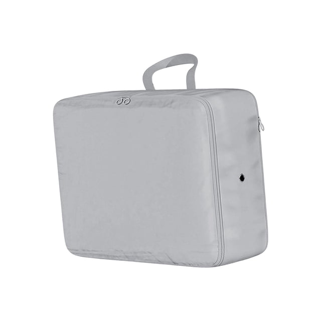 Cubo de embalaje de compresión para equipaje, maleta, mochila, tela duradera, suave, dos Gris 40x30x18cm