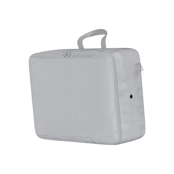 Cubo de embalaje de compresión para equipaje, maleta, mochila, tela duradera, suave, dos Gris 40x30x18cm