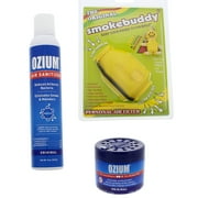 Smoke Buddy Yellow Personal Air Purifier w/ Ozium 8oz Aerosol & 4.5oz Gel